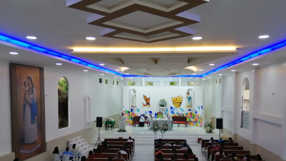 El santuario Santa María Madre de Guayaquil, ubicado en el sector Mucho Lote 1, norte de la ciudad.