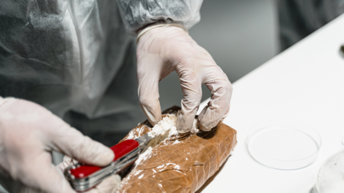 Referencial paquetes de droga.