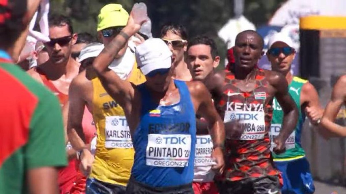 Daniel Pintado cronometró 1 hora, 19 minutos y 34 segundos en los 20 km.