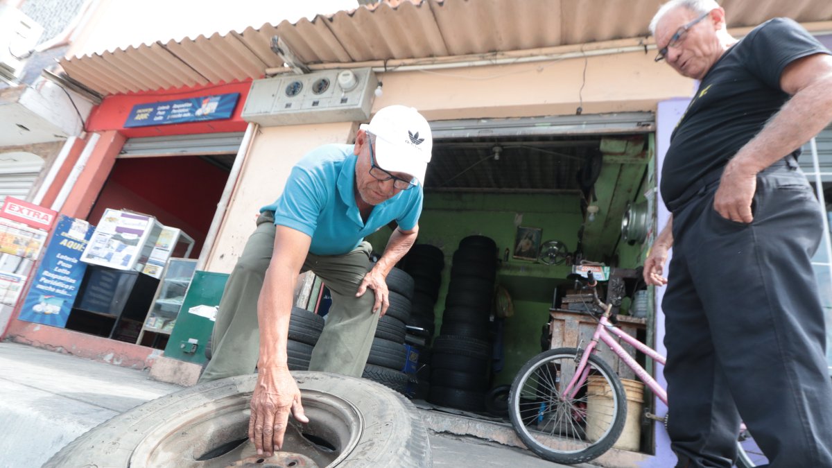 La escaza circulación de autos complica el trabajo de las vulcanizadoras