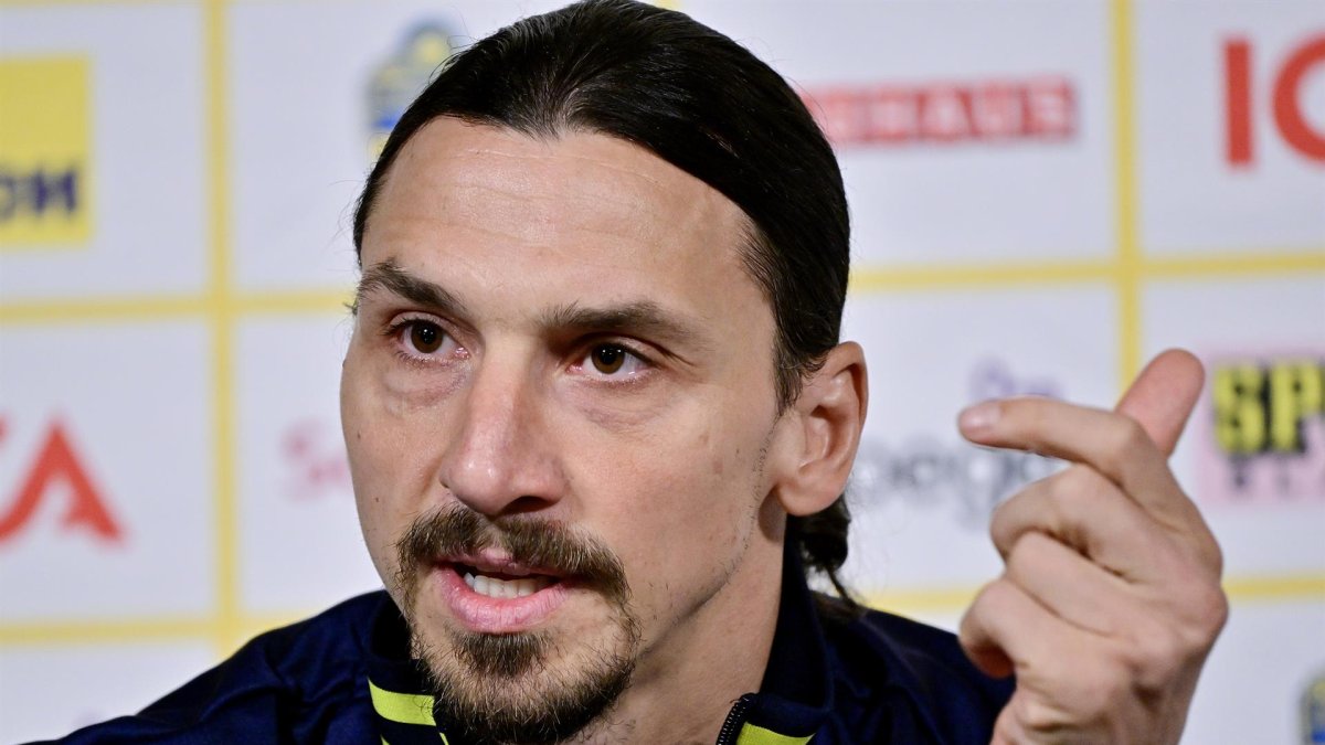 Zlatan Ibrahimovc, jugador del Milan -Italia