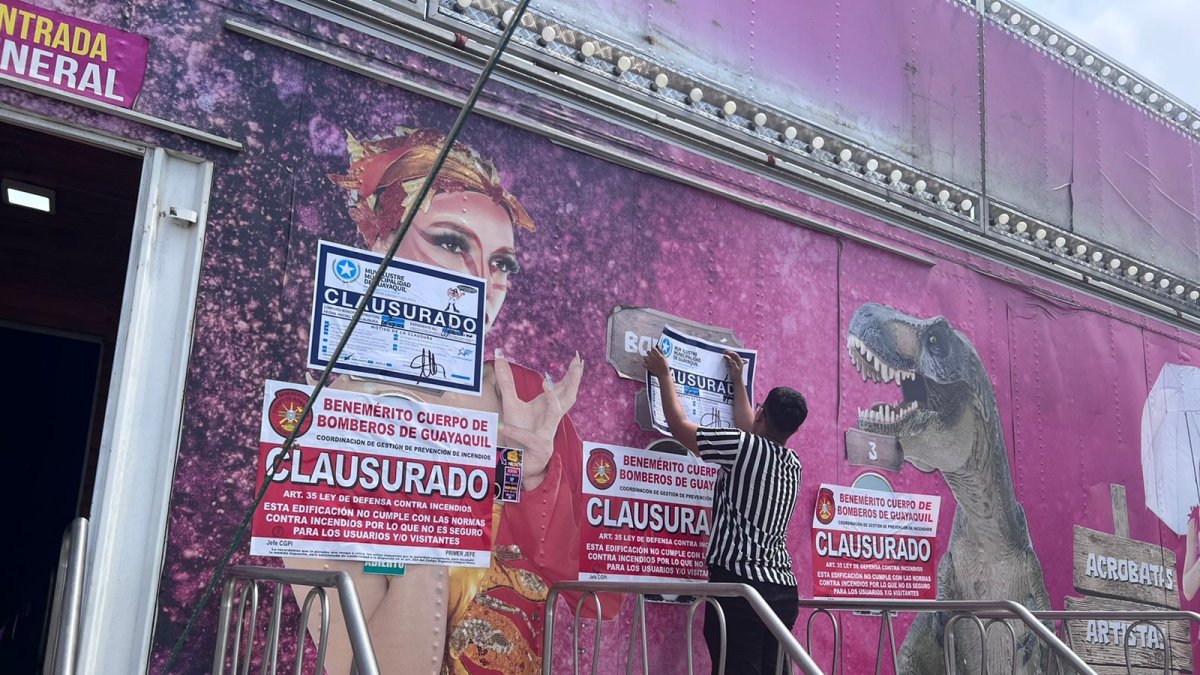 Hecho. El circo clausurado se levanta en una explanada del norte de la ciudad.