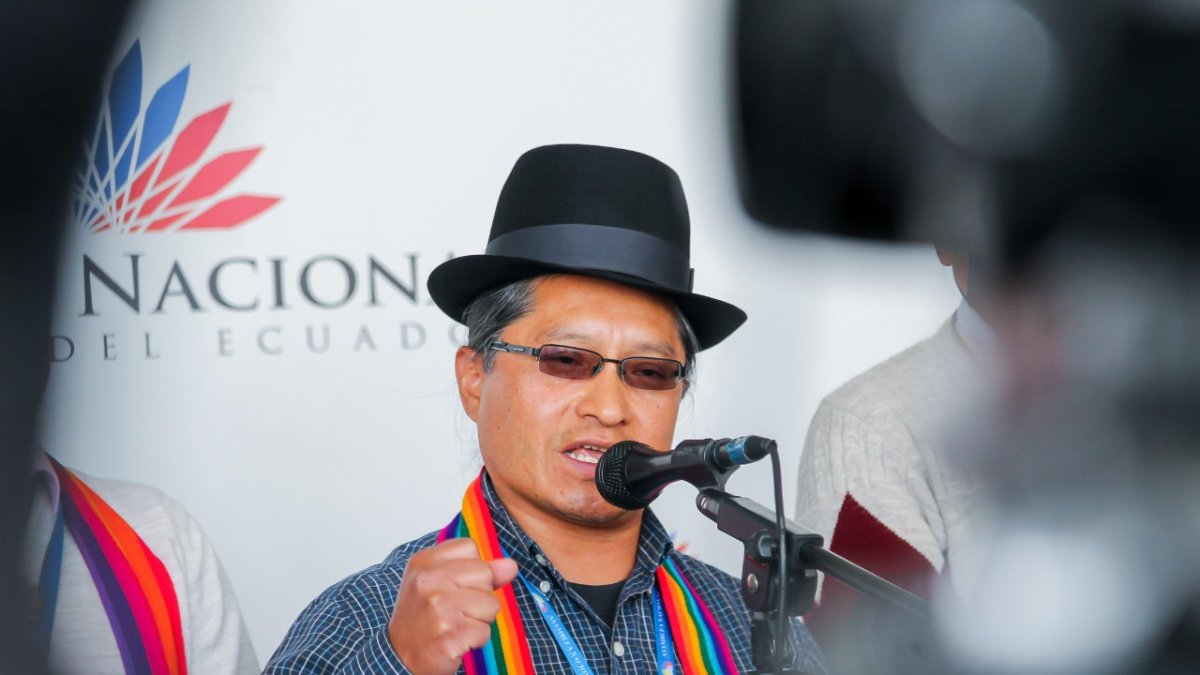 Fundamentalista. Ángel Maita, de Pachakutik, defenderá el proyecto de la oposición. Él no cree en la libertad de expresión en términos democráticos.