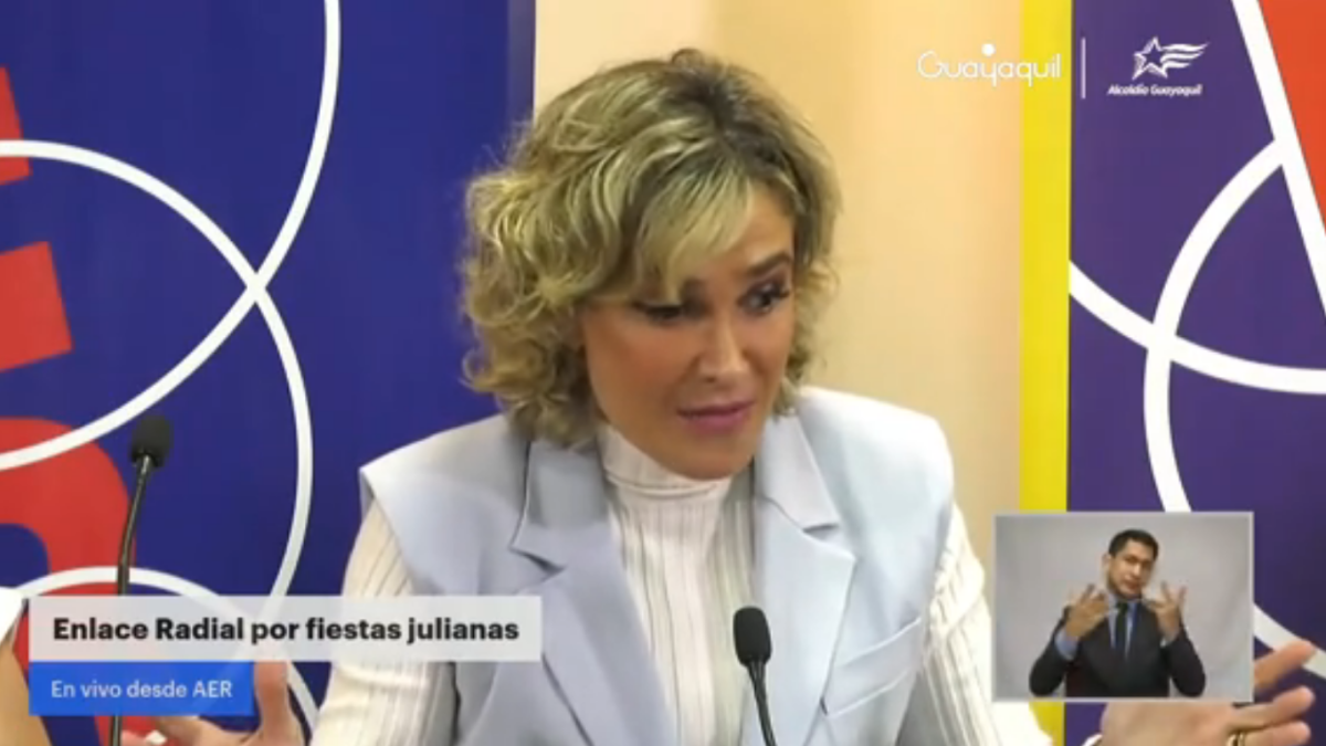 Funcionaria. La alcaldesa durante la rendición de cuentas.