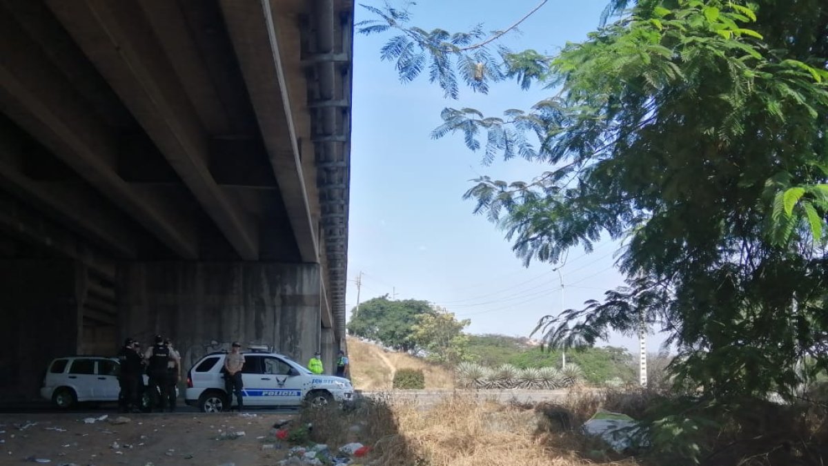 Encuentran un cadáver en el intercambiador de tránsito de pascuales