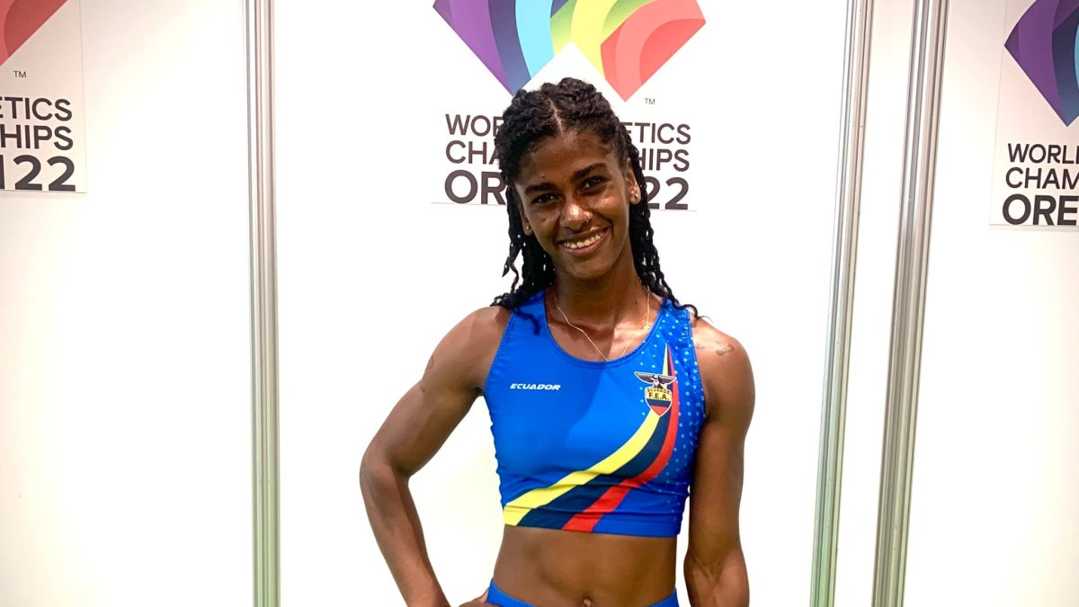 Anahí Suárez tuvo una destacada actuación en la prueba de 200 metros planos del Mundial de atletismo en Oregon, Estados Unidos.