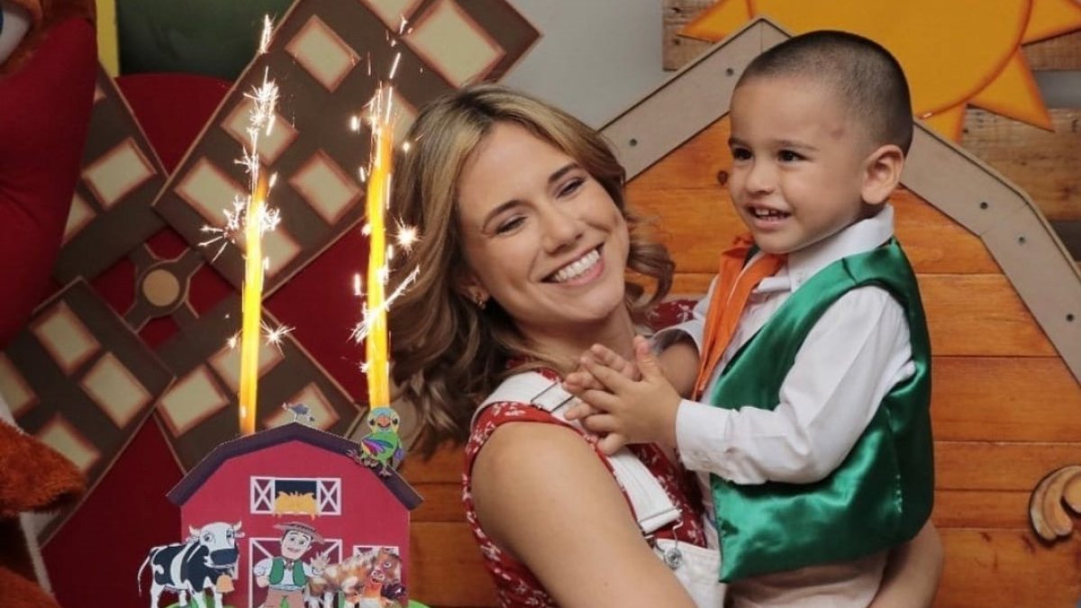 Cuando el pequeño cumplió 2 años.