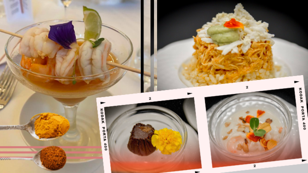 Algunos platos que fueron parte del menú que ofreció la Embajada de Ecuador a empresarios y personalidades de Hungría