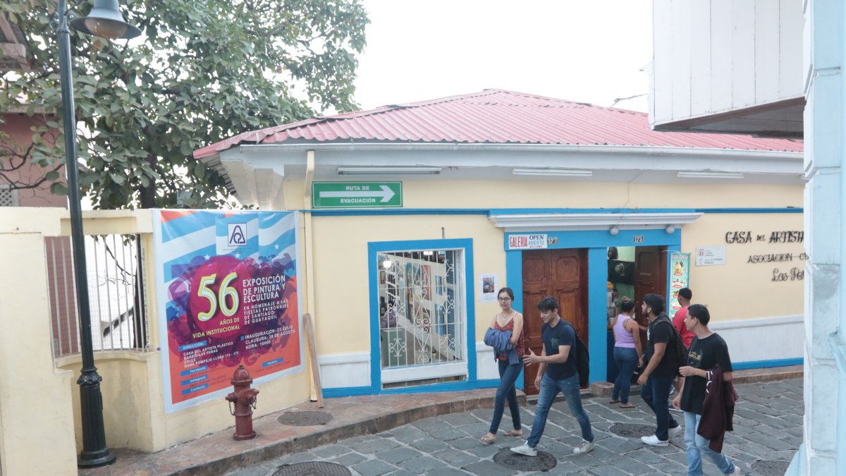 La casa. La sede de la Asociación Cultural Las Peñas es uno de los principales atractivos de la calle única que tiene el barrio donde se fundó Guayaquil. 