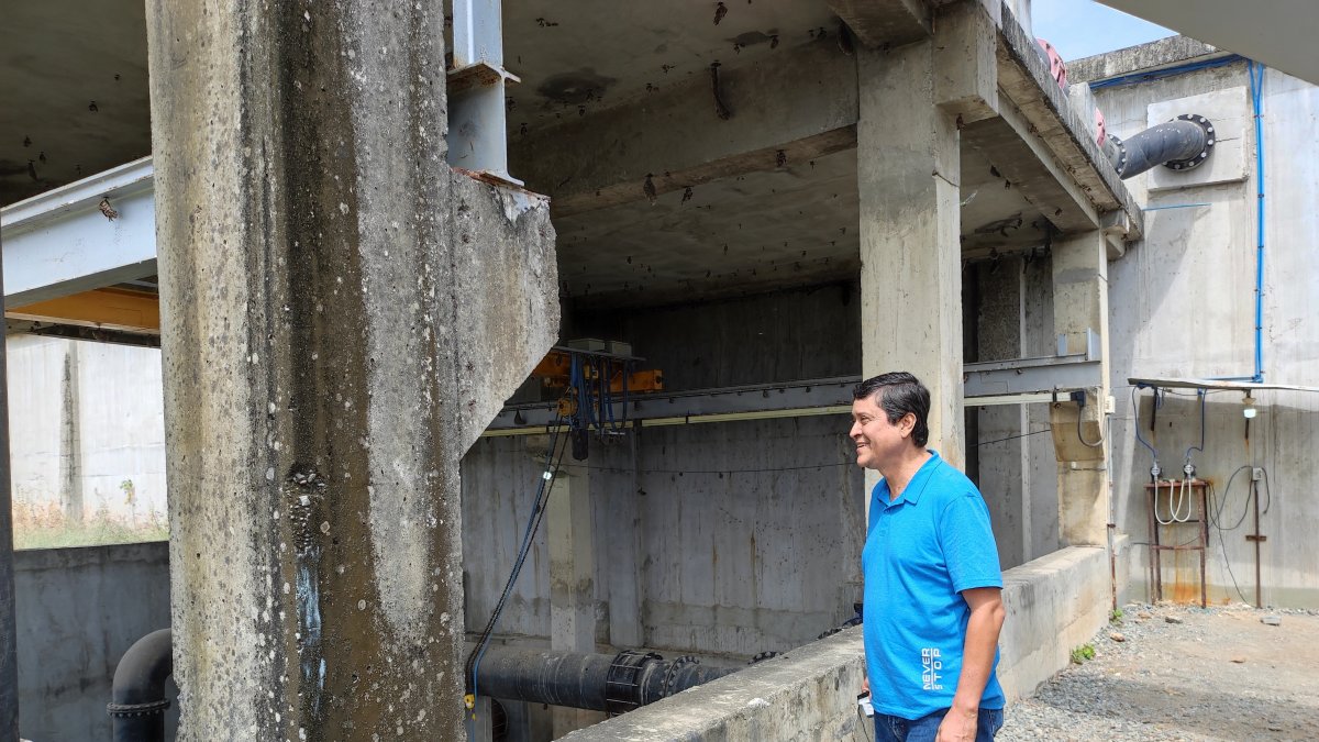Los reservorio de agua se construyeron en Peñón del Río, del cantón Durán, pero no funcionan.