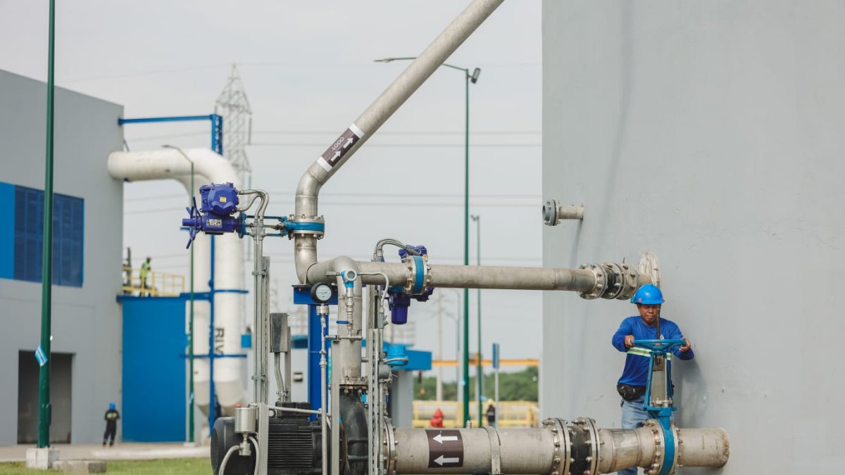 El acto. Se llevó a cabo ayer en la planta ubicada en el Guasmo Sur.