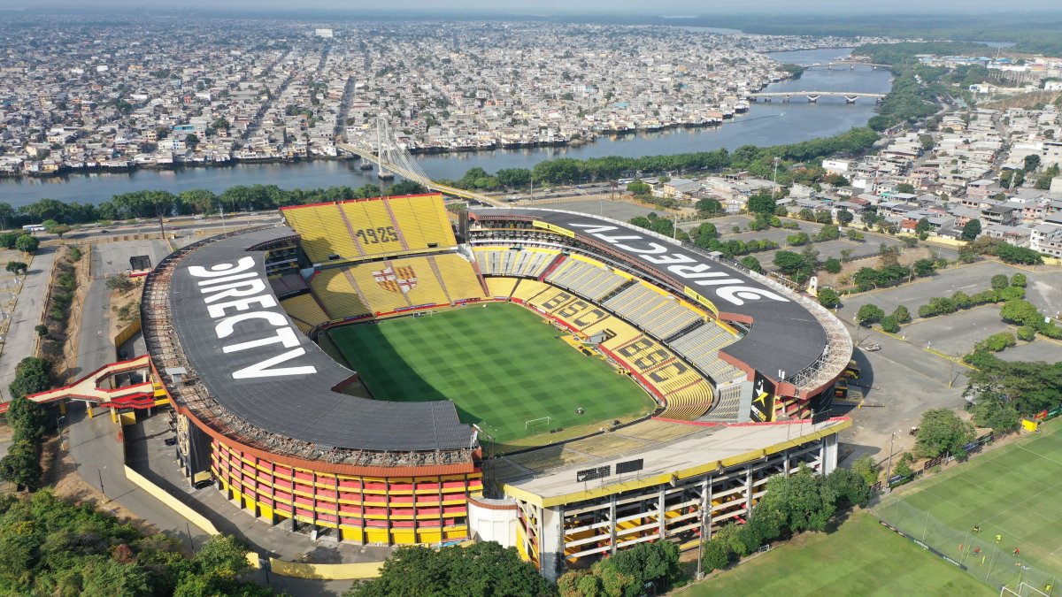El estadio Monumental, que será sede de la final de la Copa Libertadores.