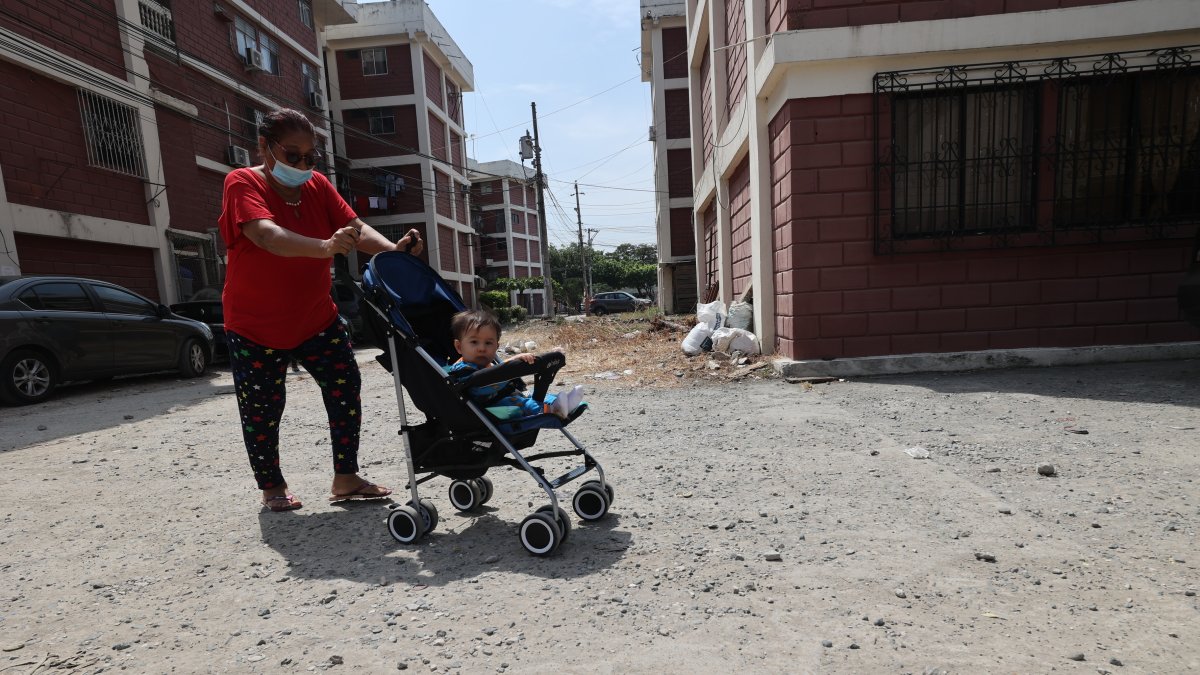 Caminar por las peatonales de los bloques de Sauces 6 se ha vuelto un dolor de cabeza para los residentes, quienes temen caer en la tierra y piedras existentes.