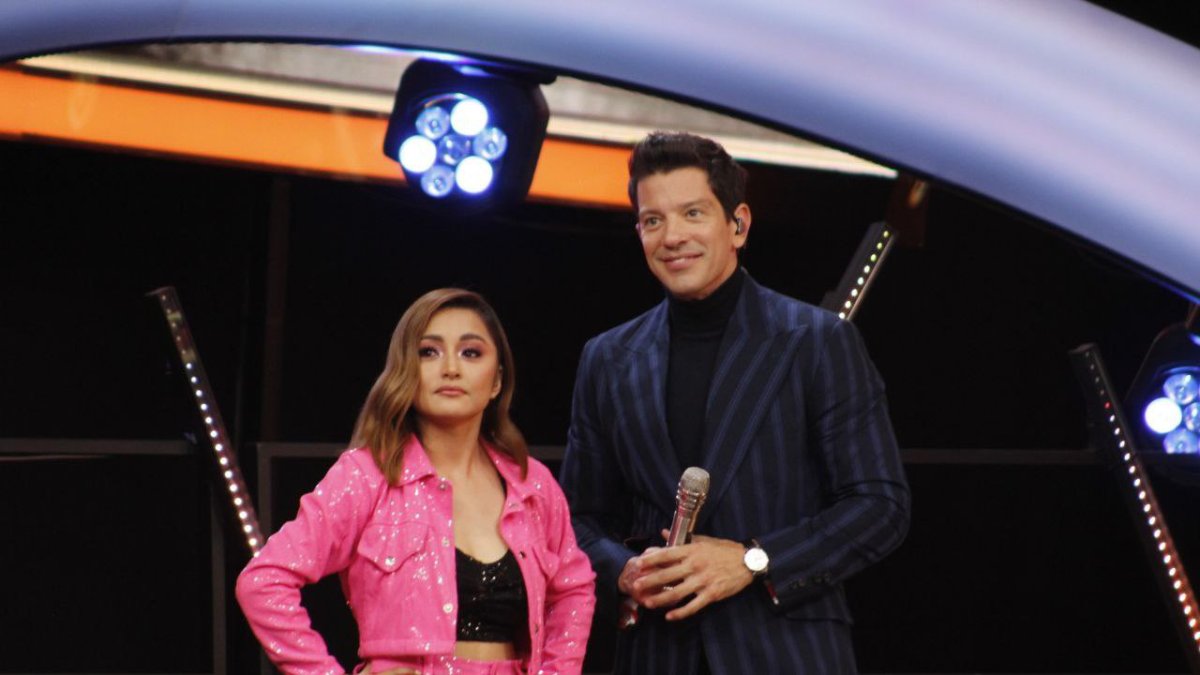 Rubí junto a Yahir.