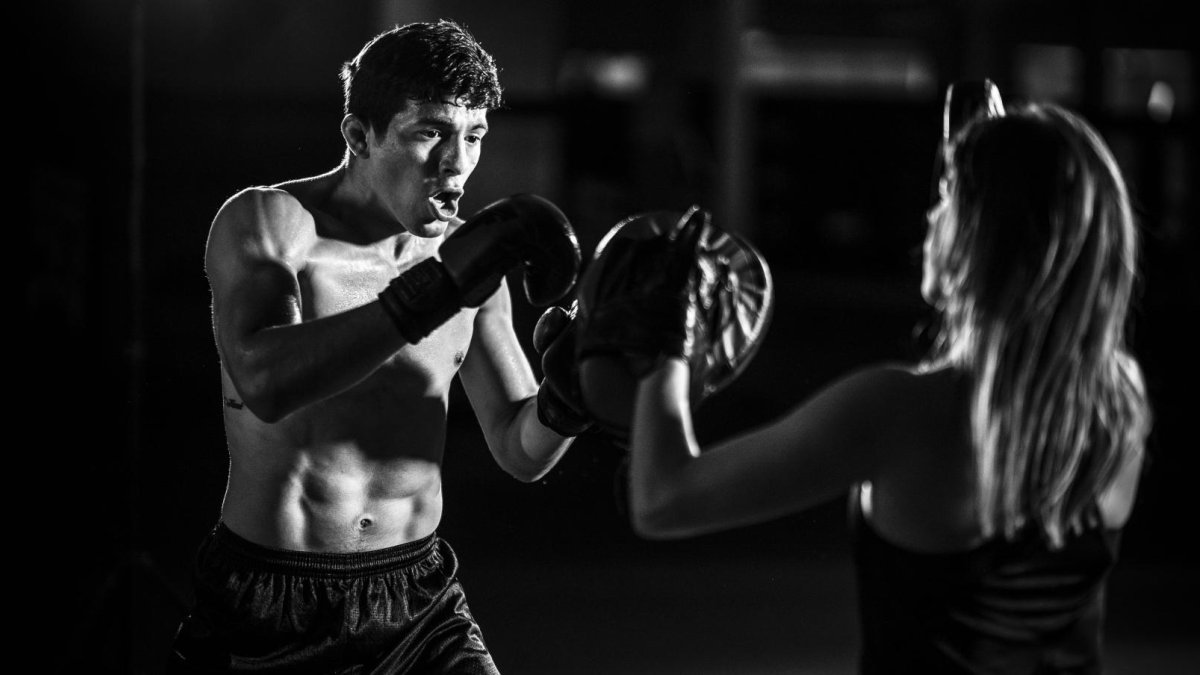 El ecuatoriano, el lunes 25 de julio, durante el pesaje previo al combate de este martes en Las Vegas.