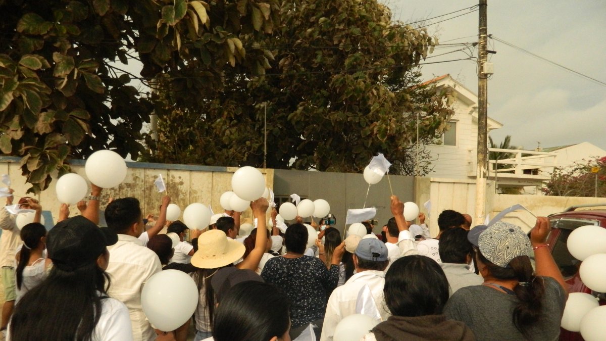 Este 27 de julio se llevó a cabo una marcha por la seguridad en Playas.