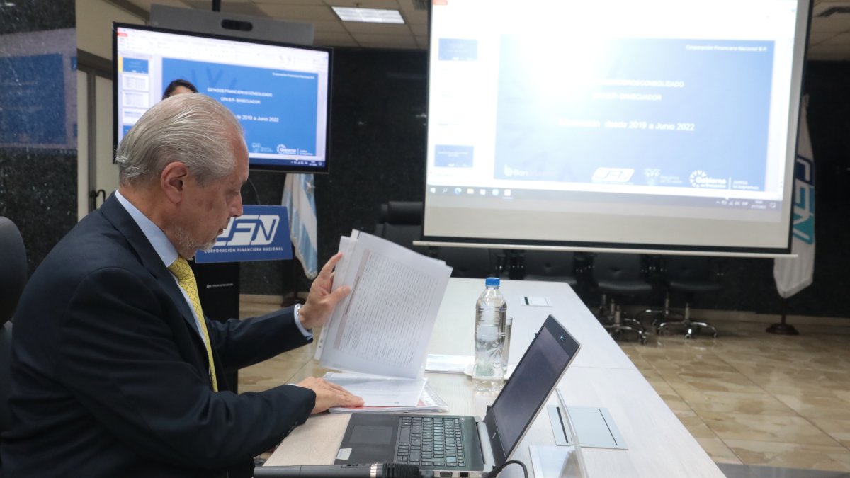 Iván Andrade, presidente de CFN, dio detalles del proceso de fusión de ambas entidades.