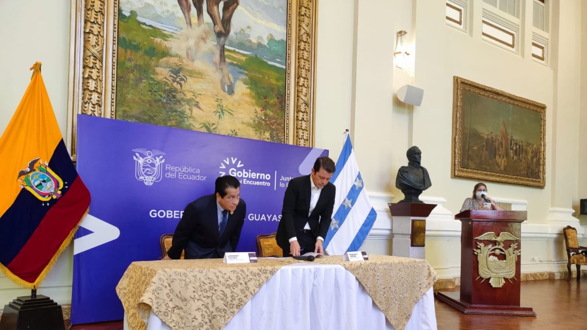 El ministro de Gobierno, Francisco Jiménez desde la gobernación del Guayas y señaló que ya respondieron a la carta enviada por el presidente de la Asamblea Virgilio Saquicela