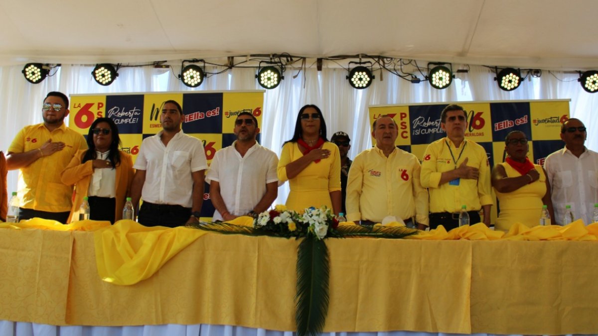 En este proceso se eligieron también a los aspirantes a alcaldes de los siete cantones que tiene Esmeraldas.