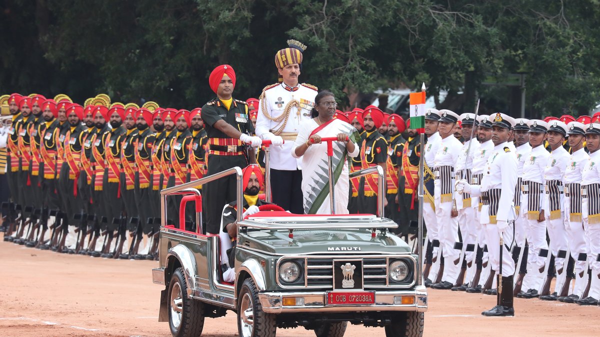 Imagen de archivo de la nueva presidenta de la India Droupadi Murmu. EFE/I