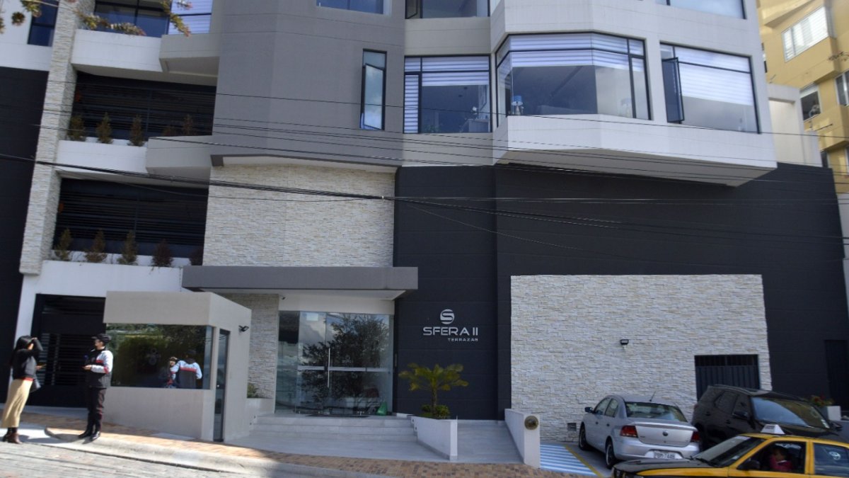 Inmueble. En el sector de Monteserrín ahora es un edificio habitacional donde antes funcionaba la inmobiliaria