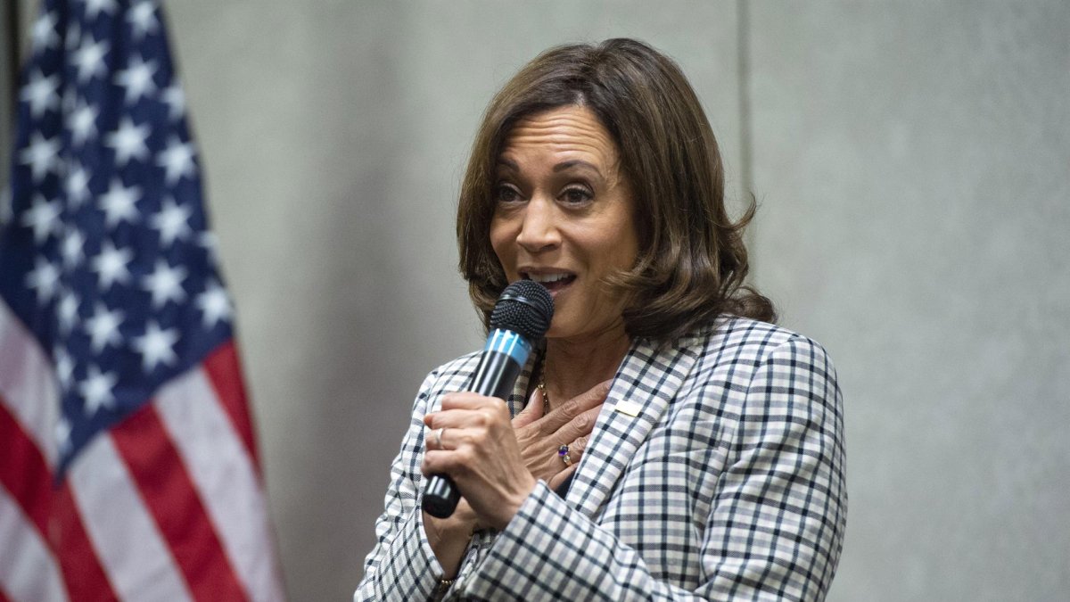 La vicepresidenta de Estados Unidos, Kamala Harris, en Washington DC (EE.UU.).