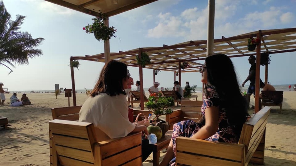 Foto de archivo de una playa de Esmeraldas.