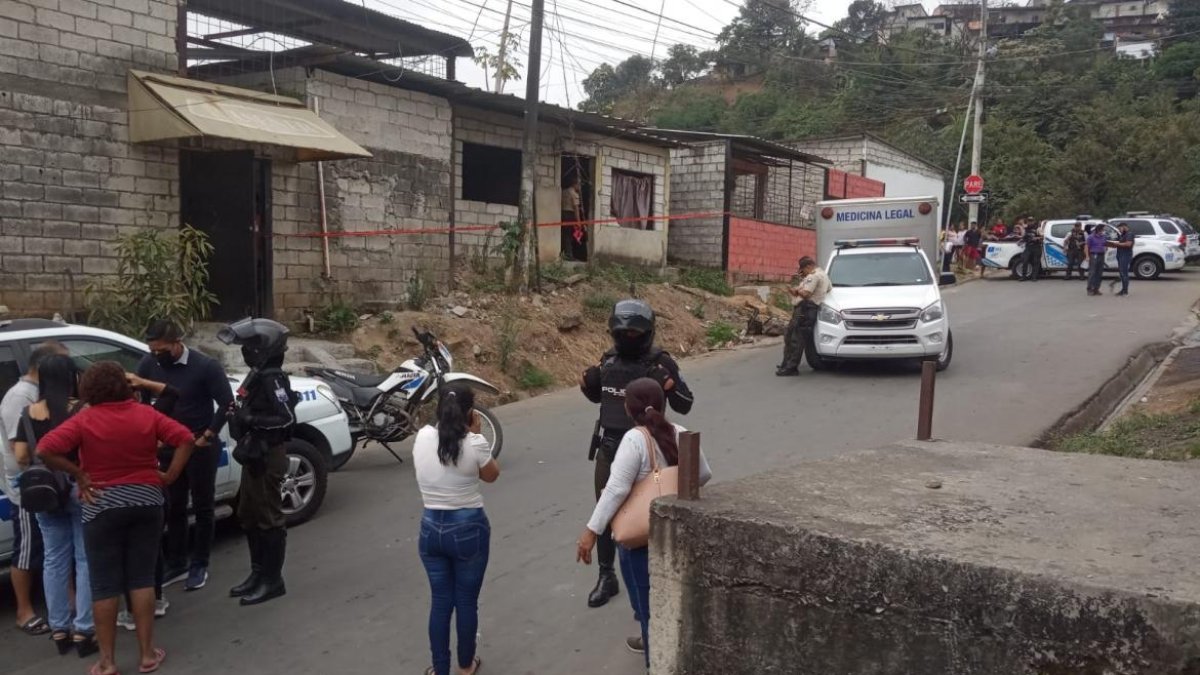 En este sector fue hallado el cadáver.