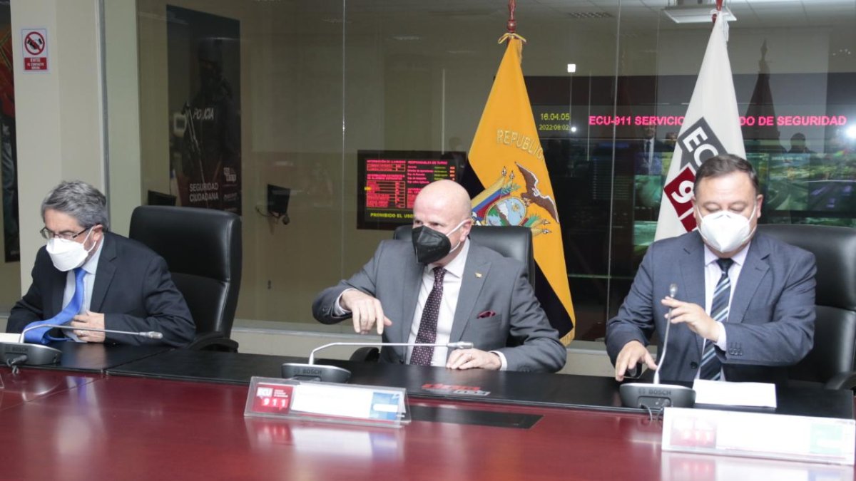 Rueda de prensa del COE Nacional la tarde este martes 2 de agosto.