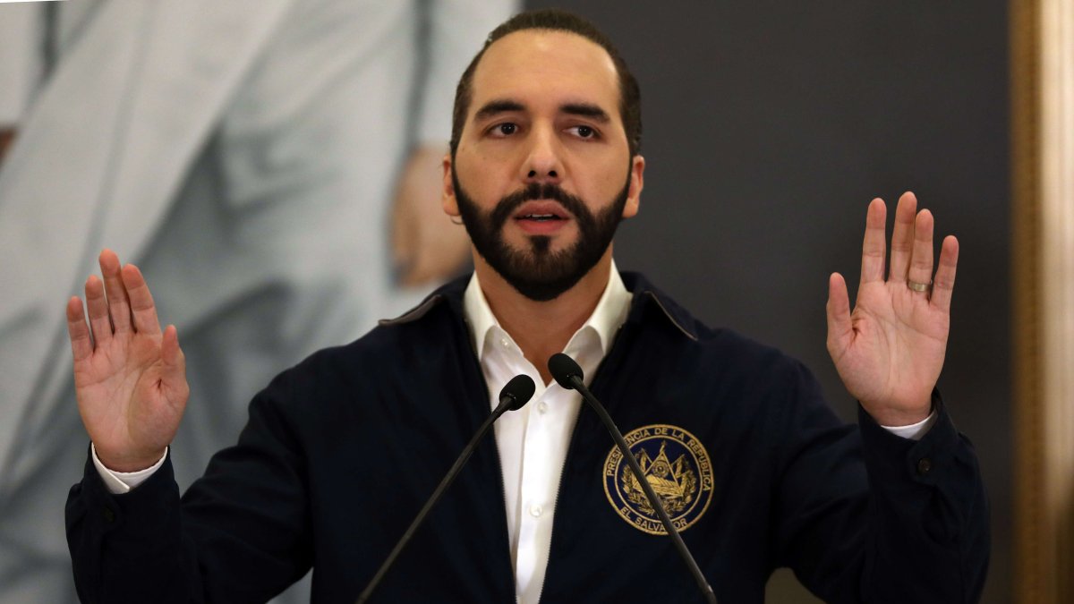 El presidente de El Salvador, Nayib Bukele, en una fotografía de archivo.