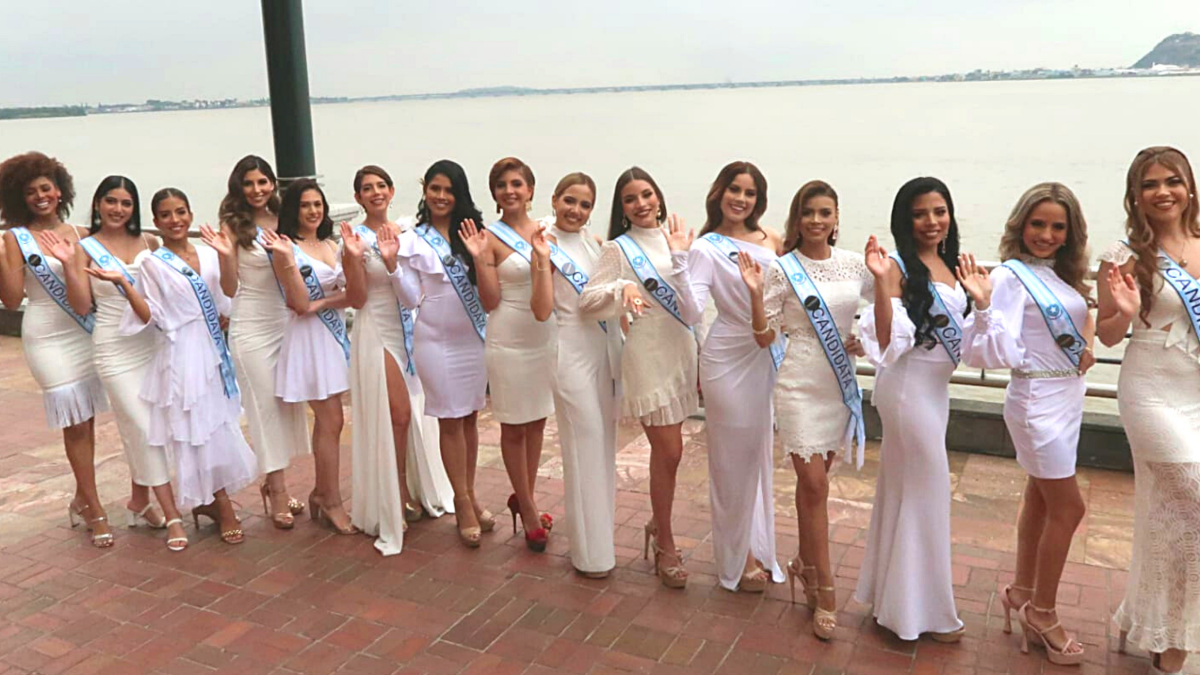Candidatas a Reina de Guayaquil 2022.