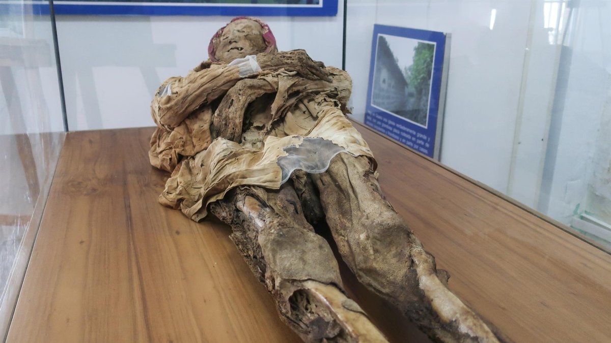 La momia de Guano, una de las más famosas de Ecuador, ha abierto una incógnita sobre su identidad, tras un reciente análisis a su vestimenta que ha hecho tambalear la creencia de que pertenecía al fraile español Lázaro de Santofimia.