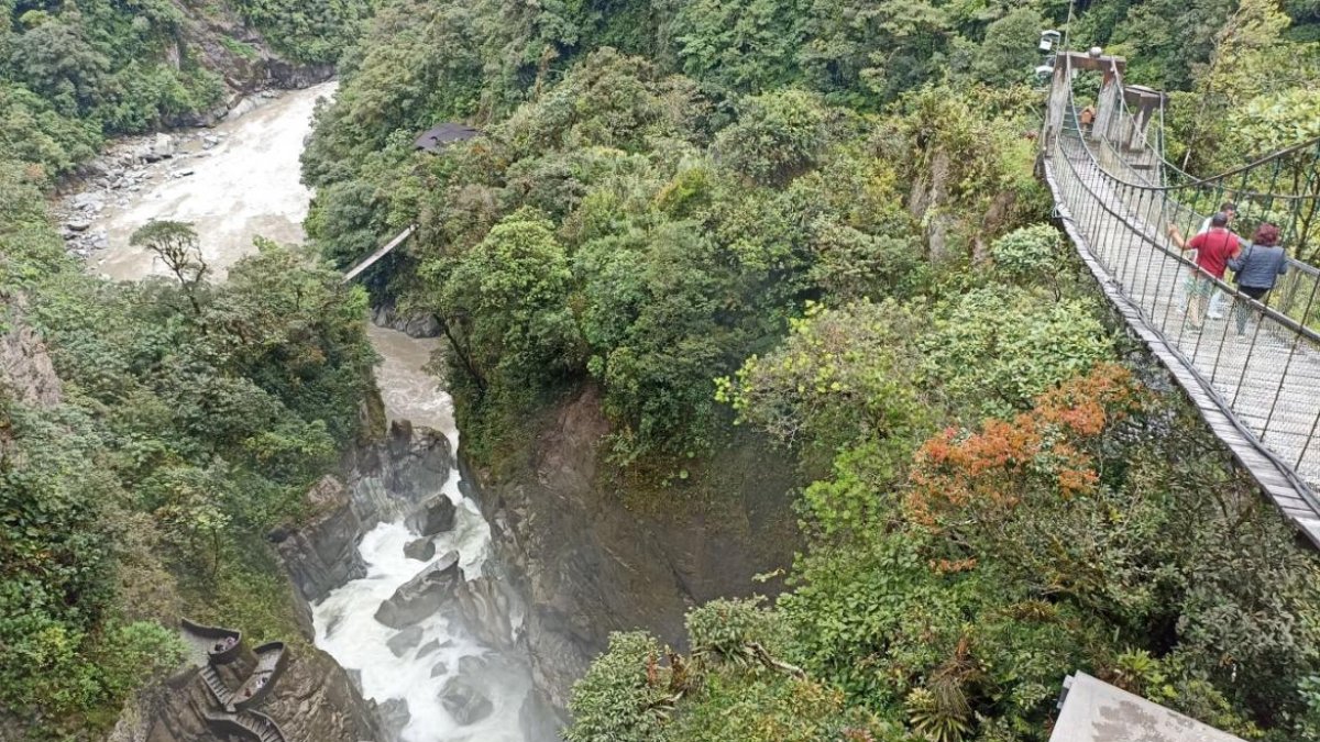 En este lugar habrían caído madre e hijo.