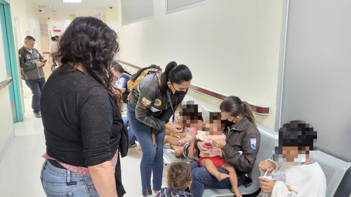 Los menores de edad fueron recuperados por unidades especializadas.