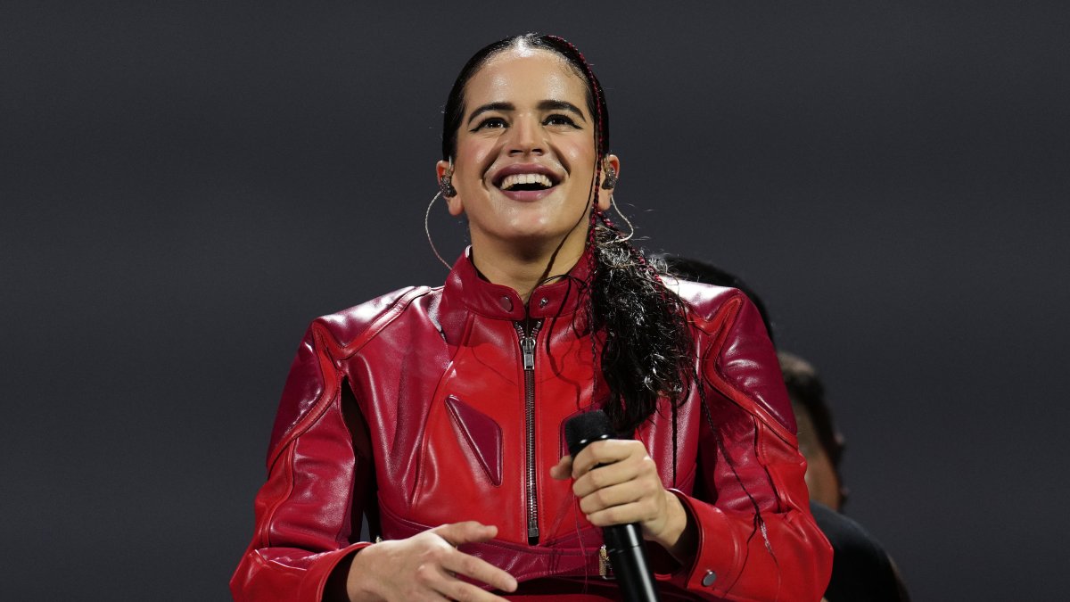 La cantante Rosalía durante el concierto de su gira Motomami World Tour, en una fotografía de archivo.