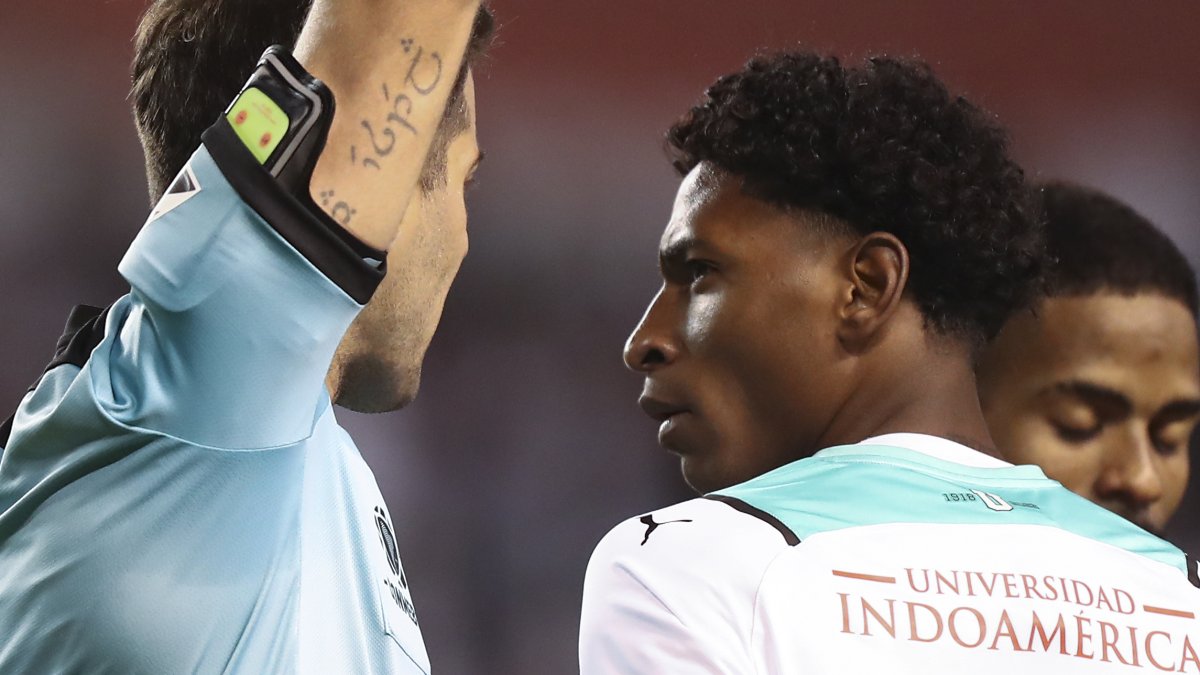 Jefferson Arce de Liga Deportiva Universitaria de Quito, en una fotografía de archivo