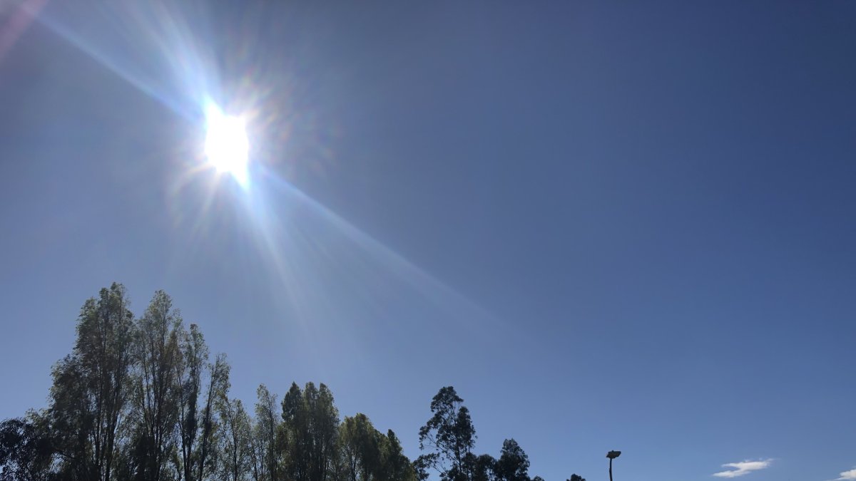 La radiación solar y la ausencia de nubes es más evidente en las ciudades del callejón andino