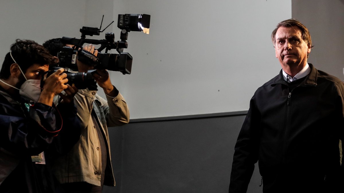 Fotografía de archivo en la que se registró al presidente de Brasil, Jair Bolsonaro