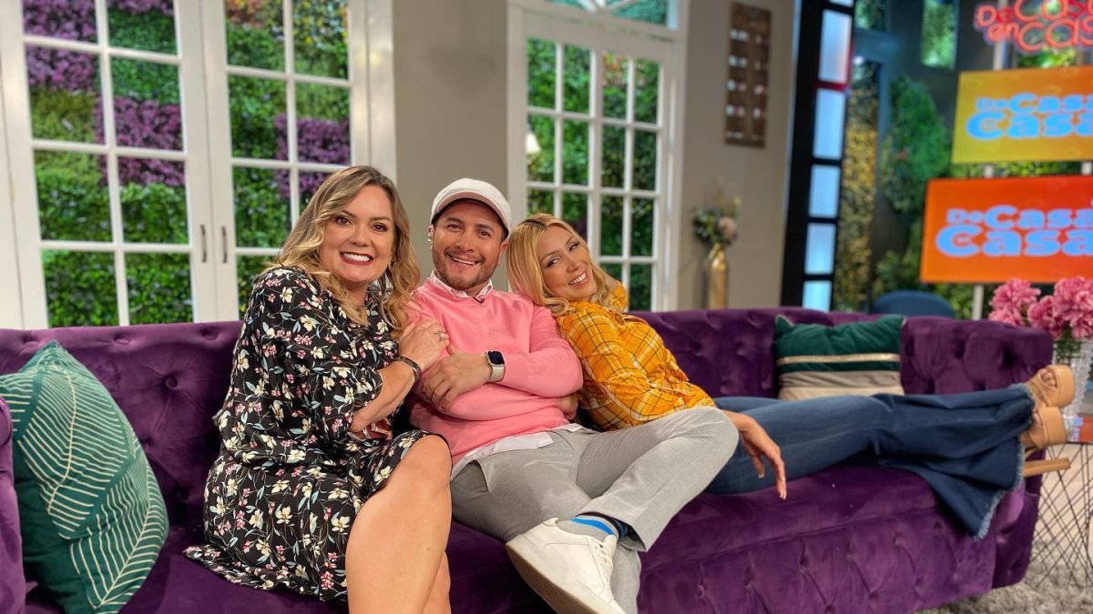 Úrsula con Jorge Heredia y Jasú.