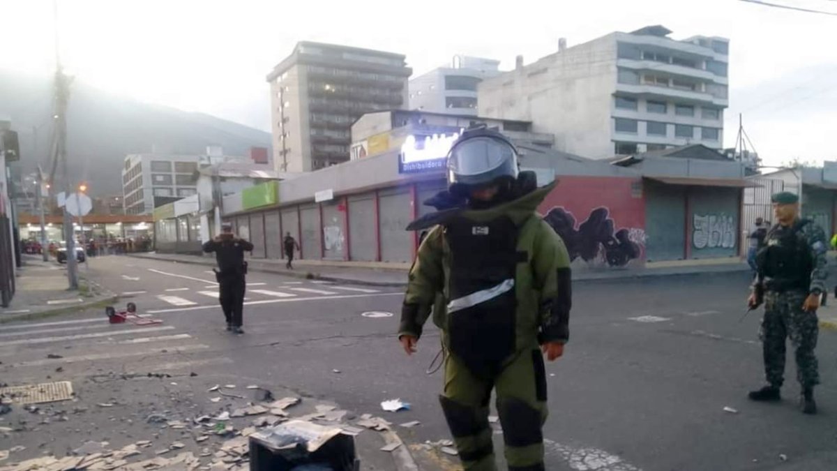 Bomba. La alerta fue por una caja abandonada durante casi seis horas.