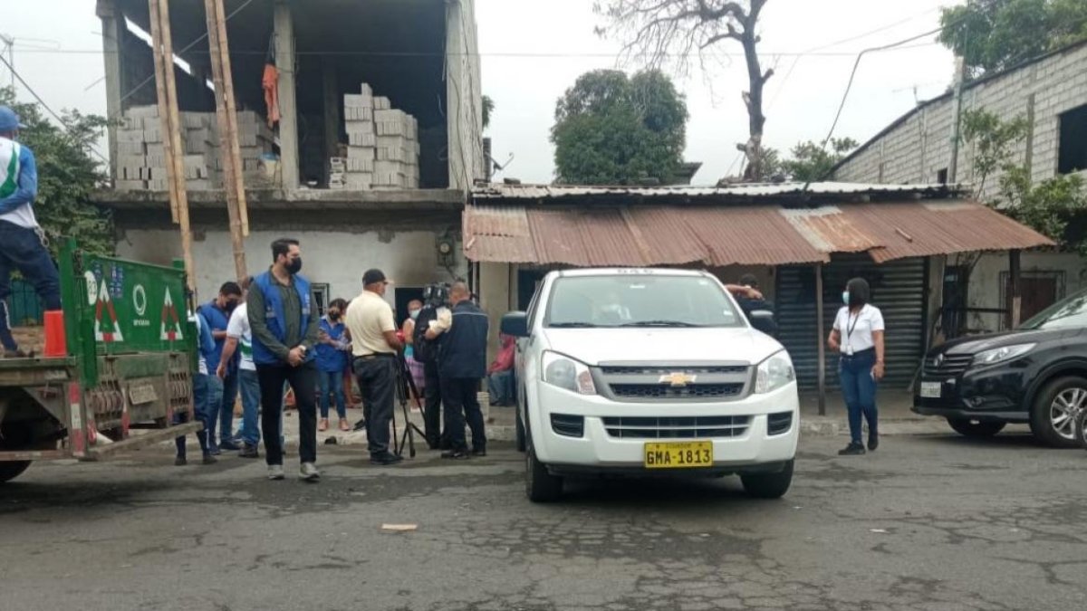 El incendio se registró en esta casa ubicada en las calles 43 y D