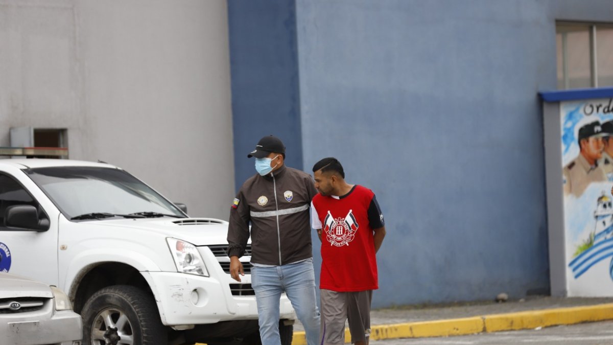 Detención. Morado fue detenido en el sur de Guayaquil y confesó haber participado en el atentado del Cristo del Consuelo, que mató a 5 personas.