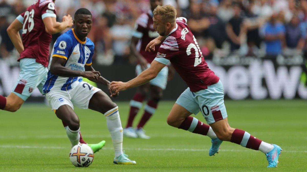 Moisés Caicedo volvió a equilibrar la zona medular del Brighton.