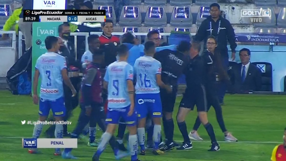 Chiriboga podría recibir una sanción de entre 2 meses a 1 año de suspensión.