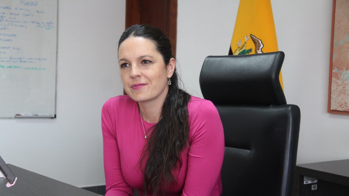 Andrea Montalvo, titular de la Secretaria Nacional de Educación Superior, Ciencia, Tecnología e Innovación, Senescyt.