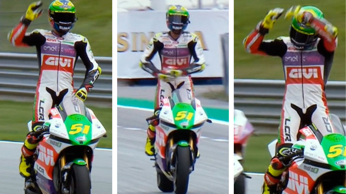 Éric Granado haciendo los pasos de Rosalía.