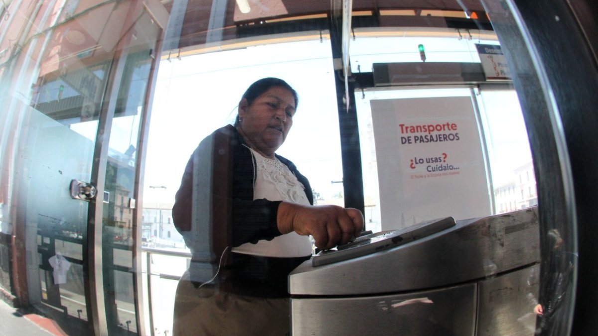 Máquinas. En algunas paradas estas no funcionan con regularidad.