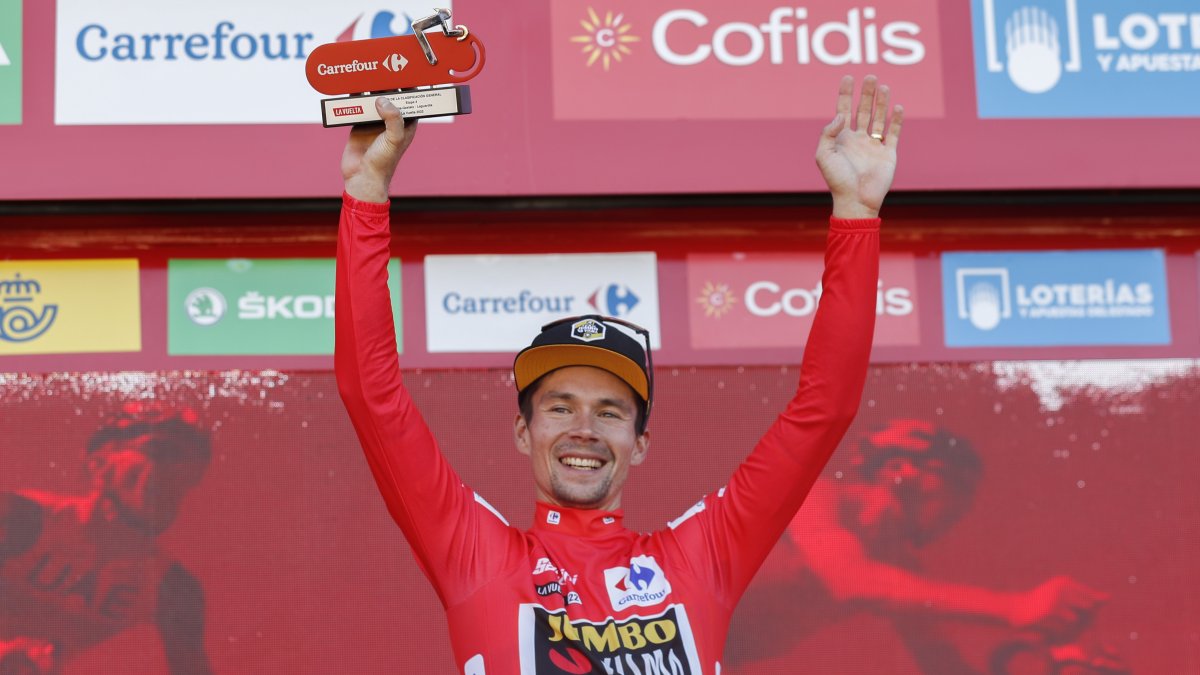 El esloveno Primoz Roglic, tricampeón de la Vuelta a España.