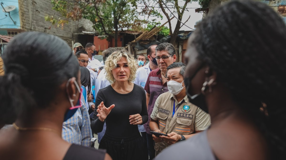 Funcionaria. La alcaldesa durante una reciente aparición pública.