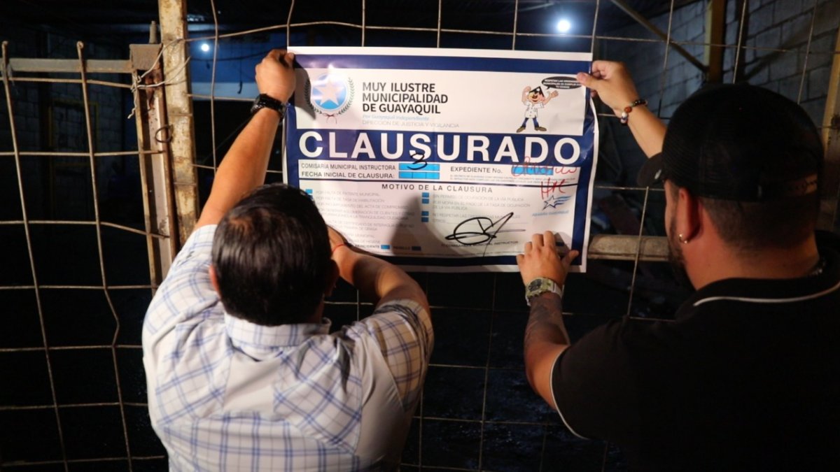 Hecho. Un total de nueve establecimientos fueron clausurados.